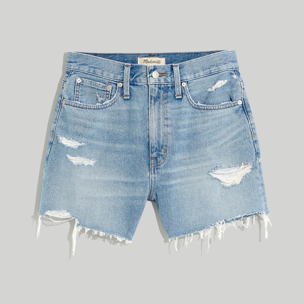 Madewell the Mom jean Short - Lansdale Wash